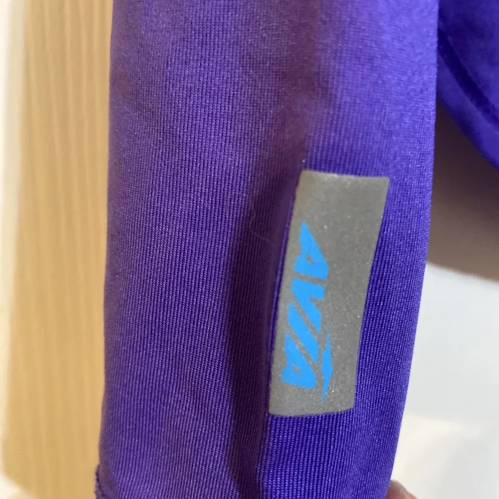 NEW AVIA GIRL Long Sleeve Rashguard LARGE 10/12 Purple NWT Purple